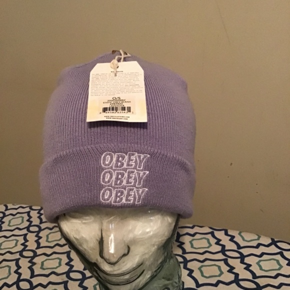 🔥Best offers, OBEY, one size, Lavender, NWT, unisex - Picture 2 of 2